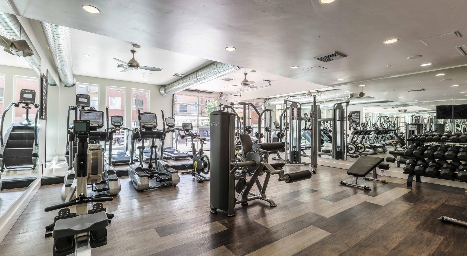 Take advantage of all Two Nine North has to offer a gym with exercise equipment