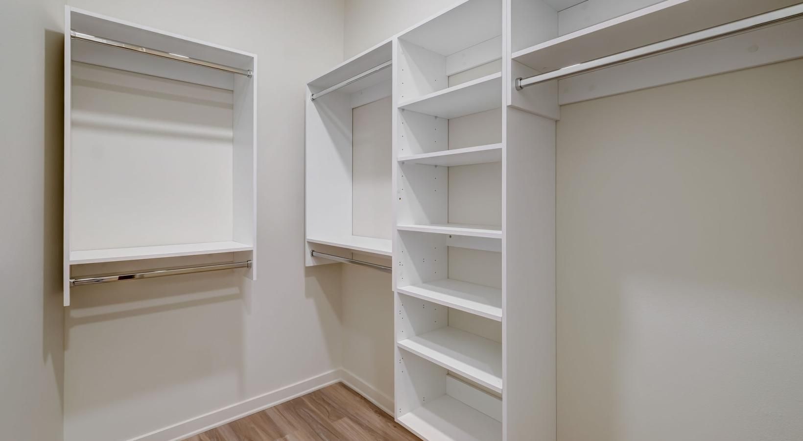 Settle into comfort at Two Nine North a white shelving unit